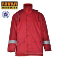 Chaqueta impermeable impermeable de alta visibilidad de Softshell del invierno / chaqueta impermeable con la capilla